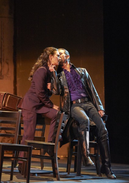 Donna Elvira és Don Giovanni: Juliane Banse és Mariusz Kwiecień (fotó: Wiener Staatsoper / Michael Pöhn)
