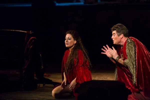 Salome és Heródes: Manuela Uhl és Jürgen Sacher (fotó: Nagy Attila)