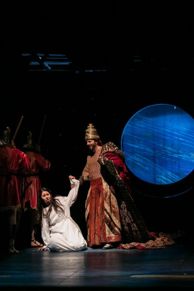 A Nabucco Fenénája, Kálmándi Mihály partnereként (fotó: Magyar Állami Operaház)