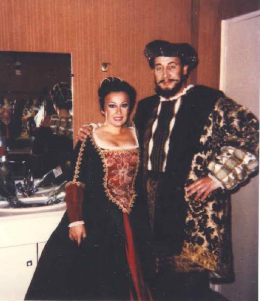 Boleyn Anna szerepében Jevgenyij Nyesztyerenkóval, Nizzában