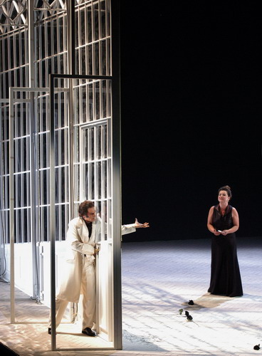 Káldi Kiss Andrással az opera zárójelenetében (Fotó: Éder Vera)