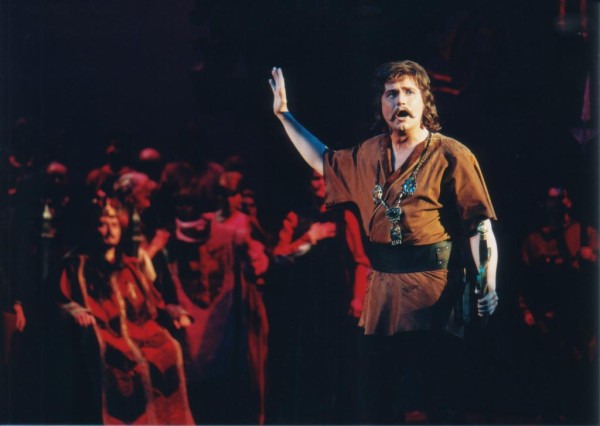 Bándi János Dózsa György szerepében az Erkel Színház 1994-es előadásán (fotó: Mezey Béla)