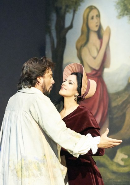 Tosca és Cavaradossi: Angela Gheorghiu és Marcelo Álvarez (fotó: Michael Pöhn)